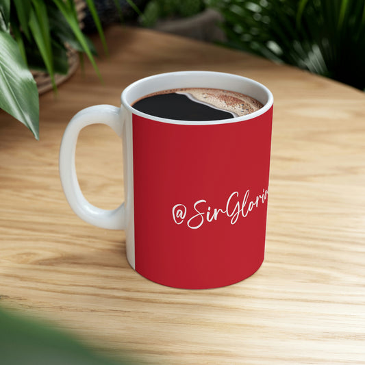 Sir Glorious Ceramic Mug 11oz (red)
