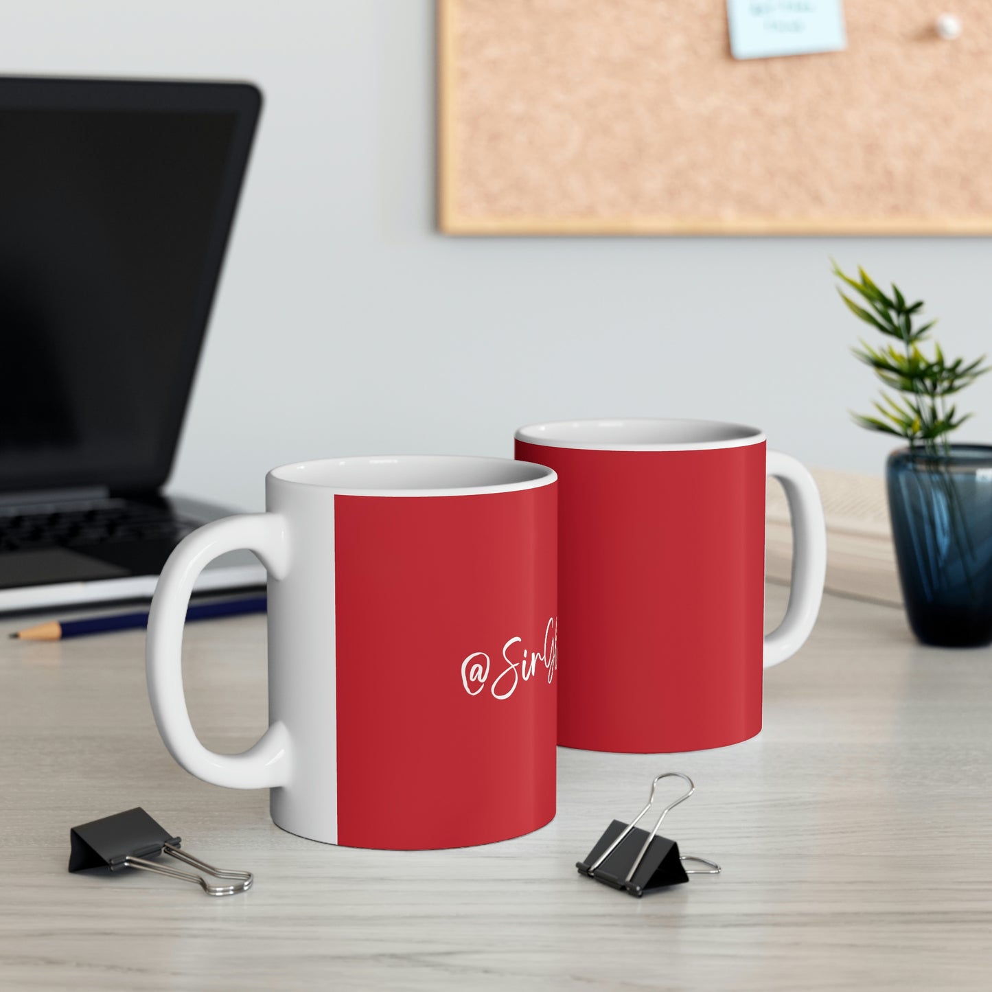Sir Glorious Ceramic Mug 11oz (red)