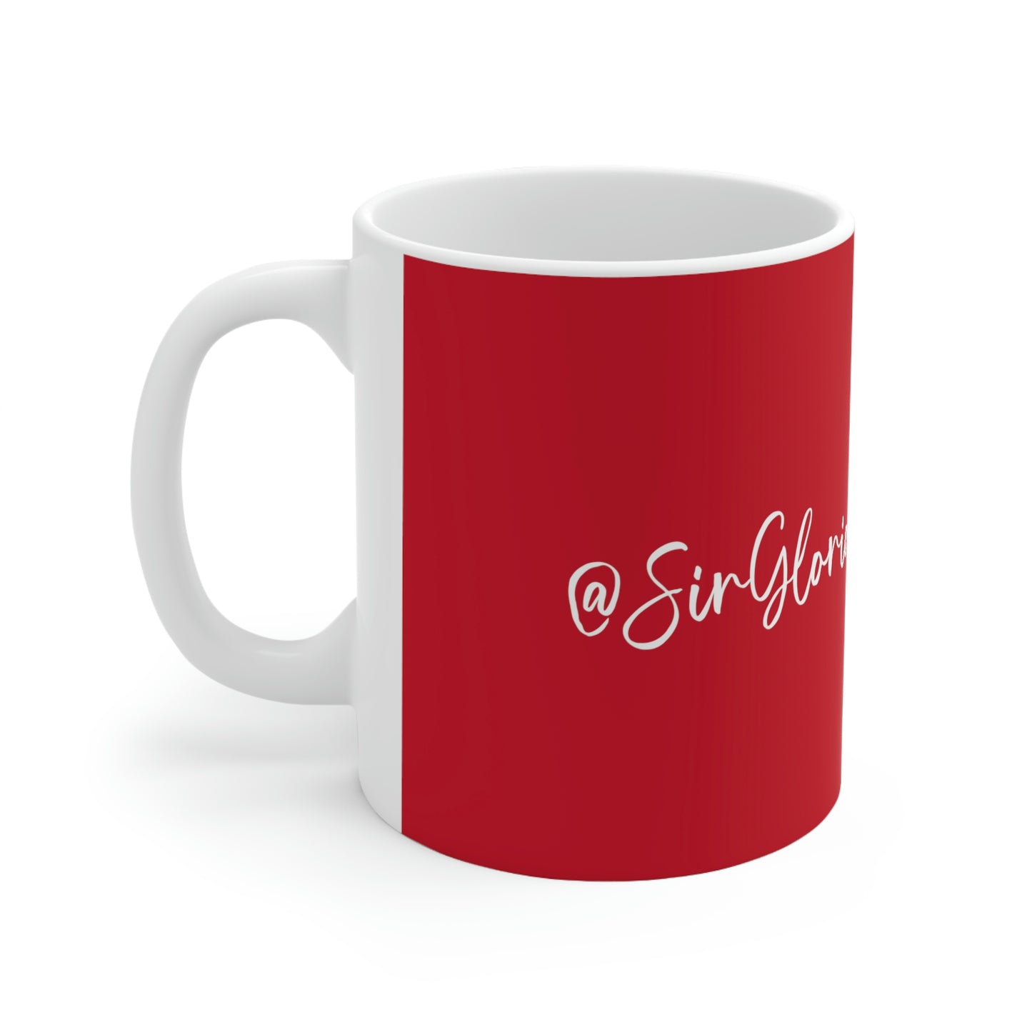 Sir Glorious Ceramic Mug 11oz (red)