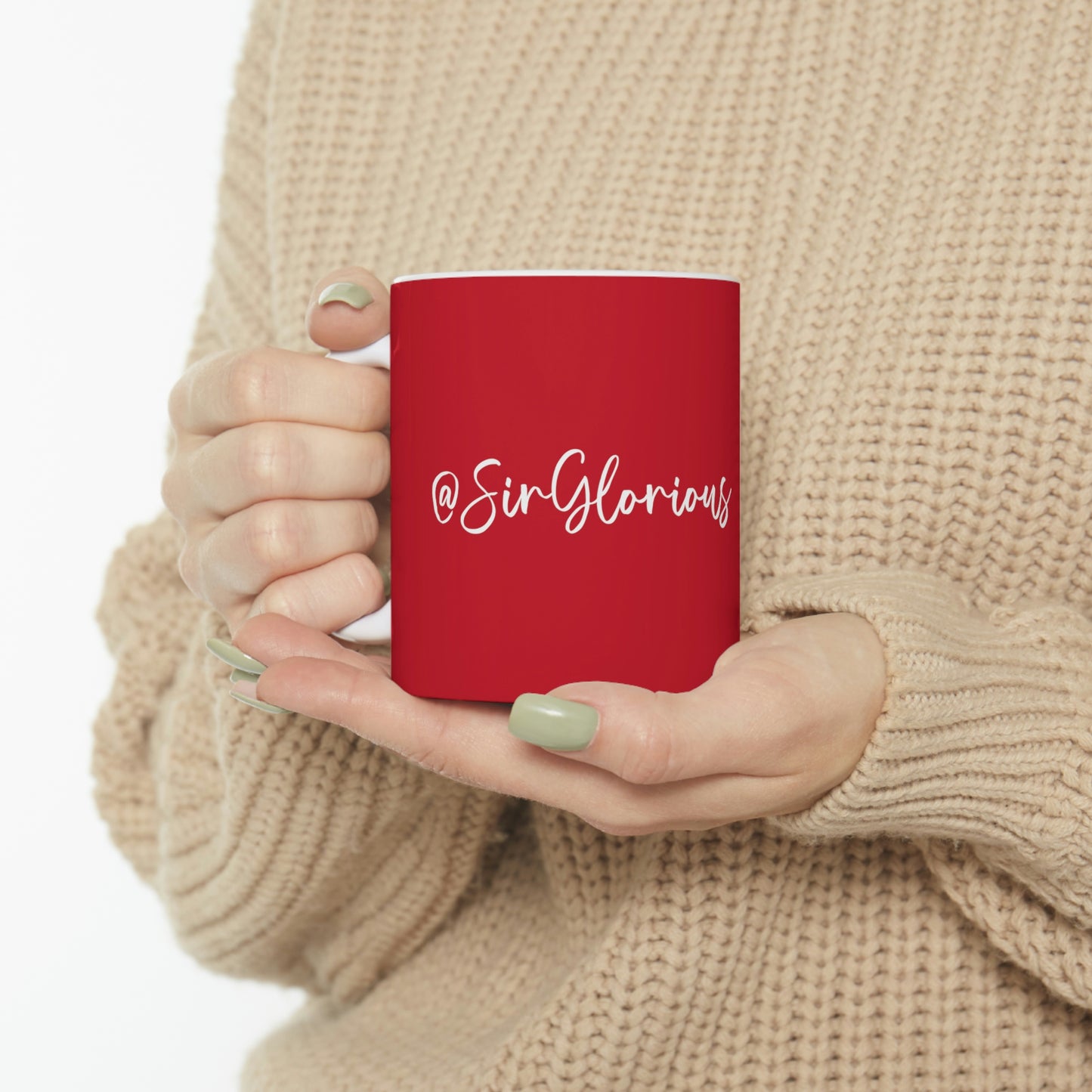 Sir Glorious Ceramic Mug 11oz (red)